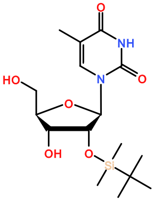 (图片) MC080415 2'-O-tert-Butyldimethylsilyl-5-methyluridine